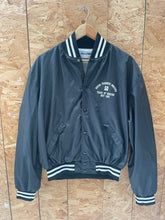 Vintage 80s USA Holloway Black Varsity Jacket, Size XL,  United Products Workers 50th Anniversary